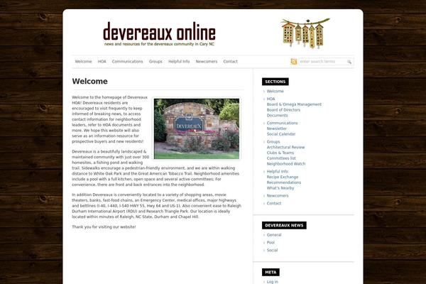 devereauxnc.com site used Ellie