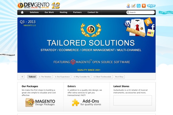 devgento.com site used Devgento