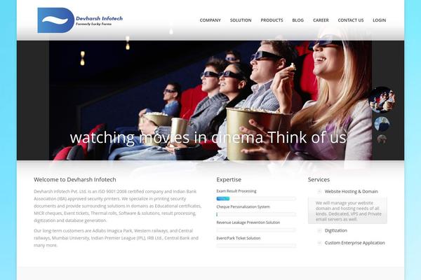 The7 theme site design template sample