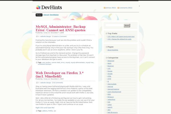 Site using Ie-sitemode plugin