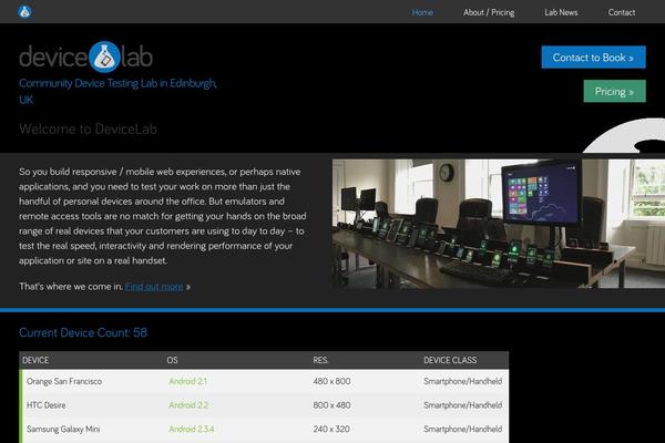 devicelab.org site used Devicelab
