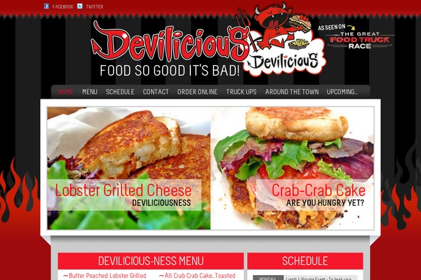deviliciousfoodtruck.com site used Devilicious