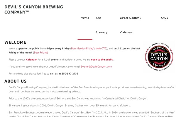 devilscanyonbrewery.com site used Agile