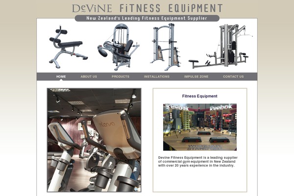devinefitnessequipment.co.nz site used Devine