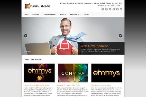 deviousmedia.com site used Modernize v3.1.7