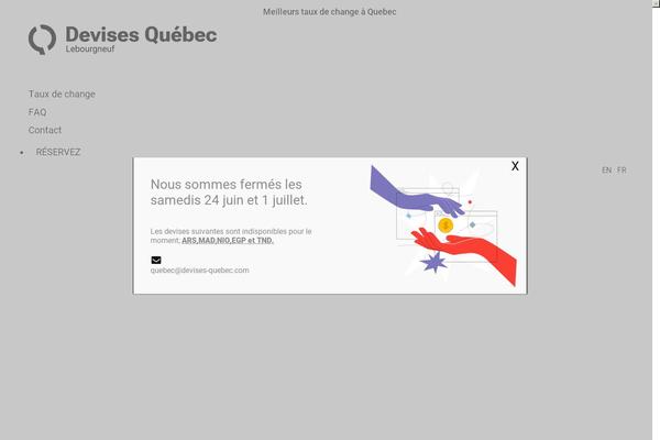 devises-quebec.com site used Lebourgneuf