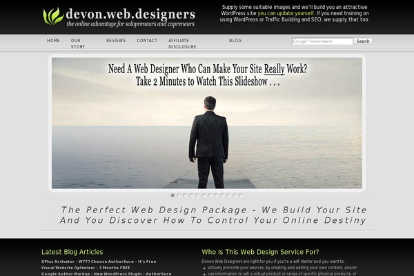 devonwebdesigners.com site used Eccentric