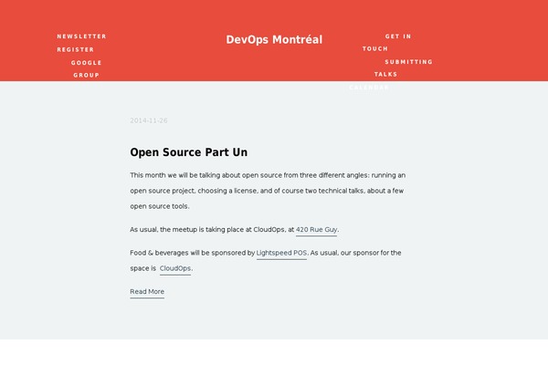 devopsmtl.com site used Bonbon