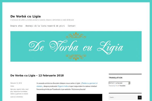 Twenty Sixteen theme site design template sample