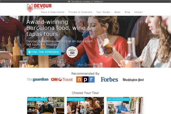 devourbarcelonafoodtours.com site used Devourtours