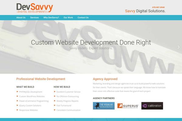devsavvy.com site used Devsavvy