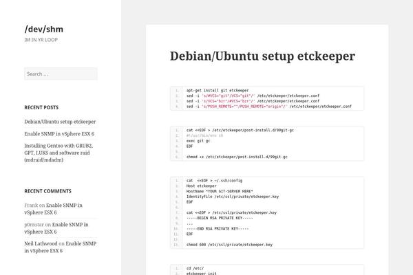 Twenty Fifteen theme site design template sample