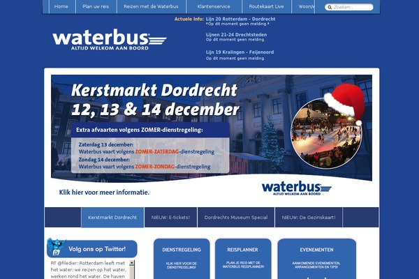 dewaterbus.nl site used Waterbus