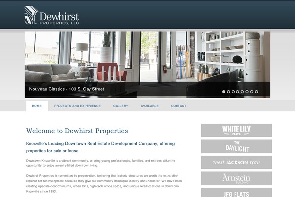 dewhirstproperties.com site used Dewhirst