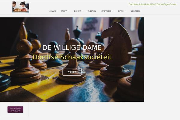 dewilligedame.nl site used Customizr_child