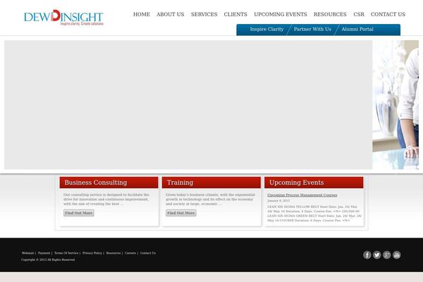 WordPress website example screenshot