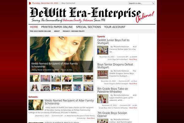 dewitt-ee.com site used Advanced Newspaper