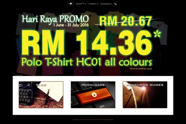 WordPress website example screenshot