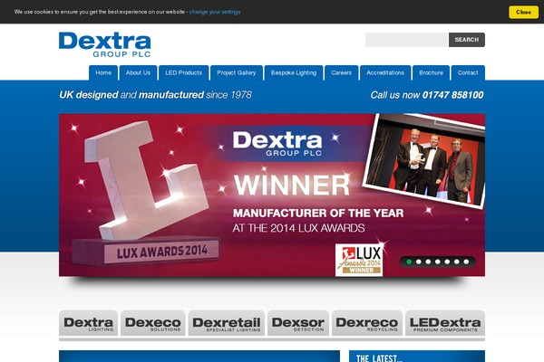 dextragroup.co.uk site used Dextra