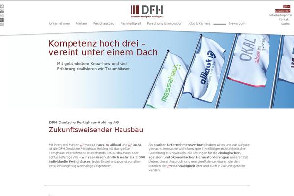 dfhag.de site used Dfh-bootstrap-wp-theme