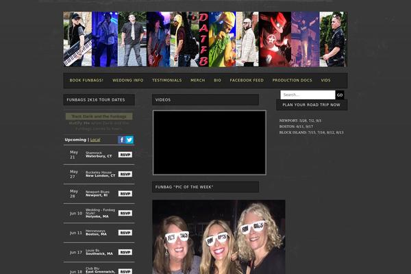 Backstage theme site design template sample
