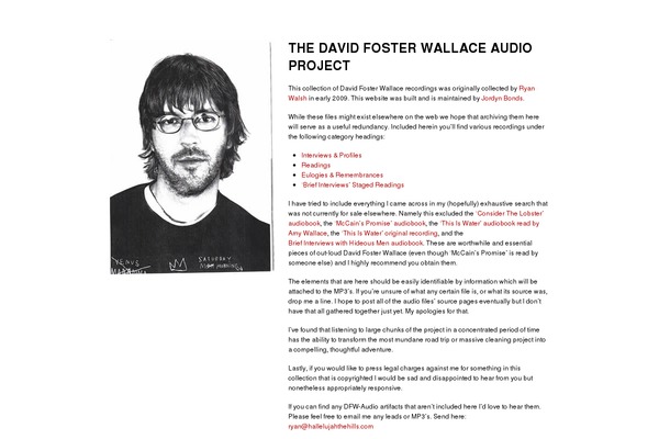 dfwaudioproject.org site used Dfw