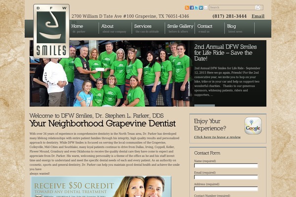 WordPress website example screenshot