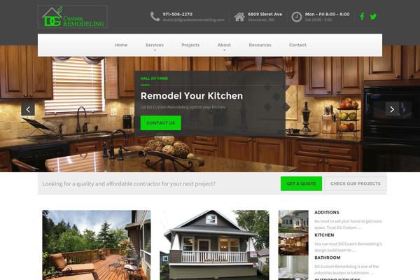 dgcustomremodeling.com site used Buildpress-wp