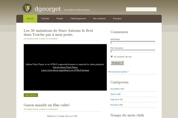 dgeorget.fr site used Dgeorget_smartbiz