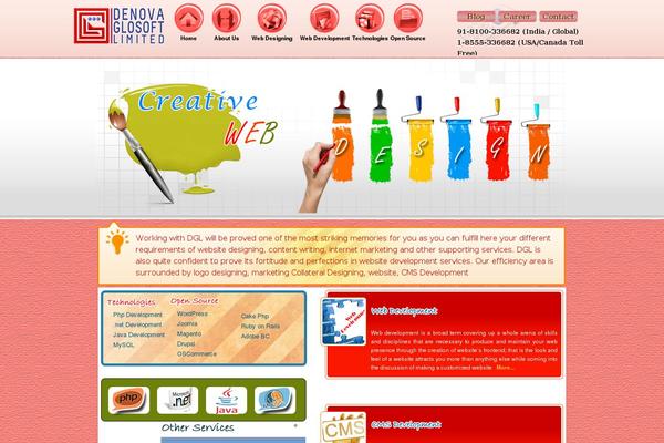 WordPress website example screenshot