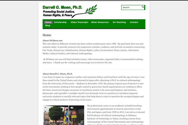 WordPress website example screenshot