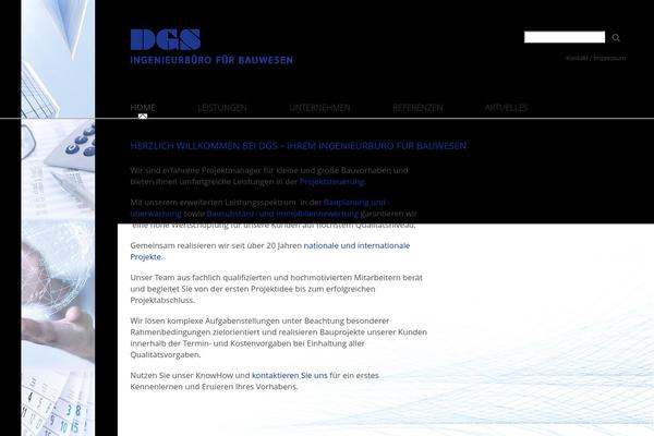 Dgs theme site design template sample