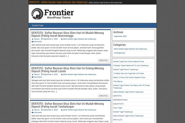 WordPress website example screenshot