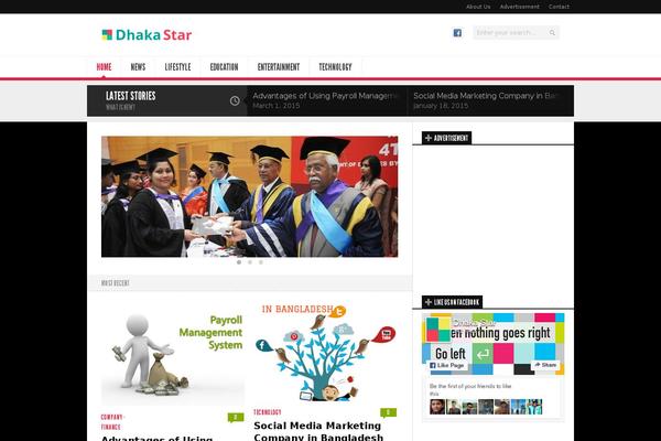 dhakastar.com site used Newsroom14