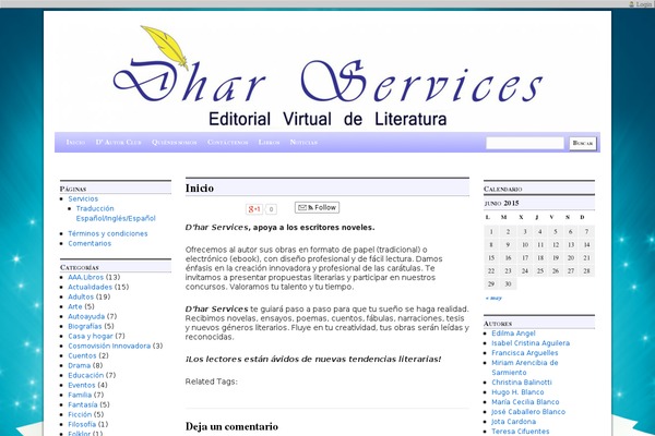 WordPress website example screenshot