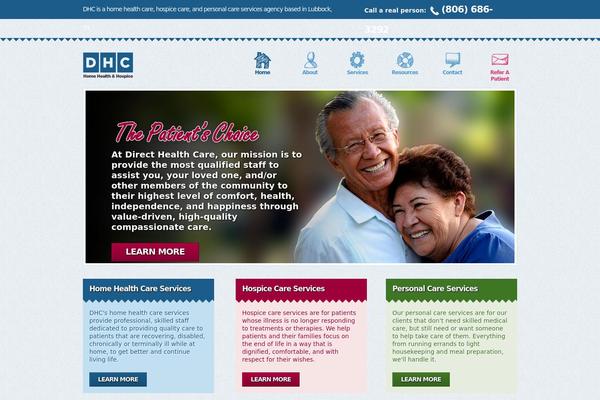 WordPress website example screenshot