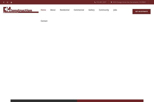 dhfirerestoration.com site used Builderry