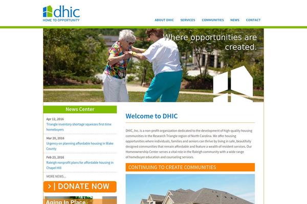 dhic.org site used Nv-dhic