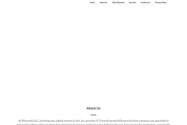 WordPress website example screenshot