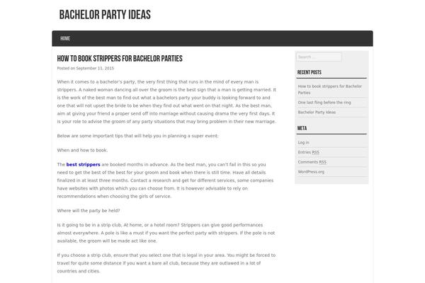 Striker theme site design template sample