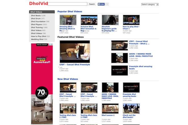 dholvideos.com site used Metube