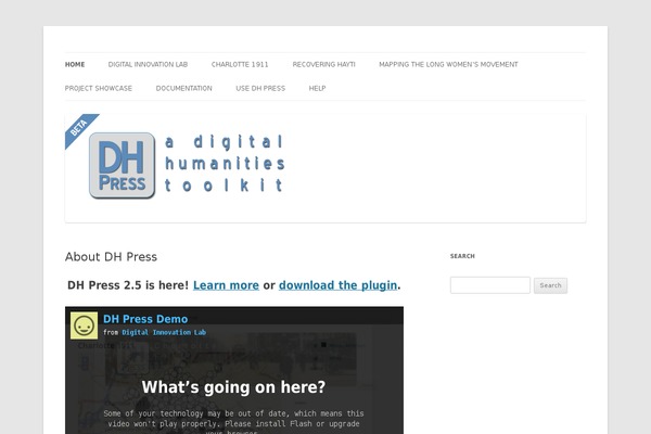 Twenty Thirteen theme site design template sample