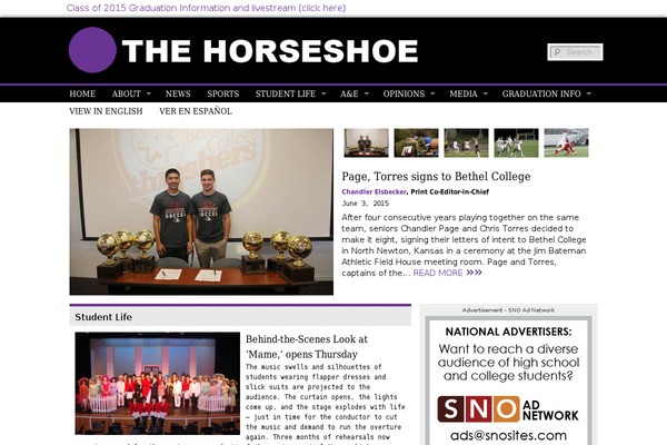 WordPress website example screenshot