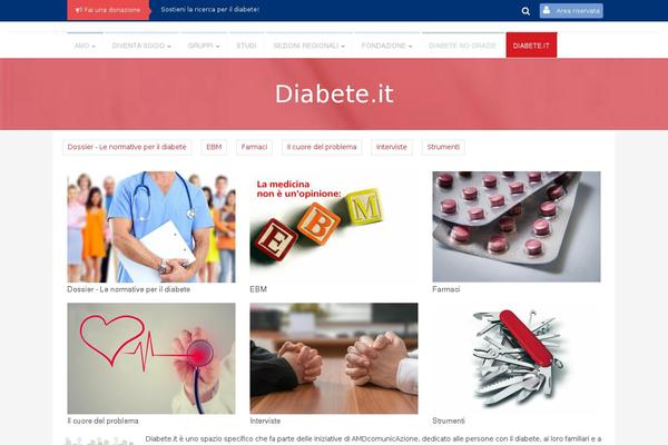 diabete.it site used Ta-magazine