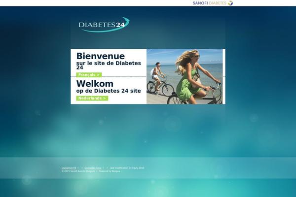 diabetes24.be site used Diabete24