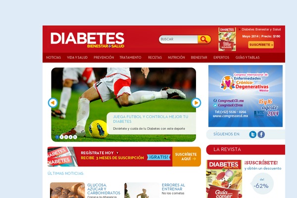 diabetesbienestarysalud.com site used Somosnews2021