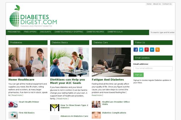 diabetesdigest.com site used Mh_magazine-2.1.0