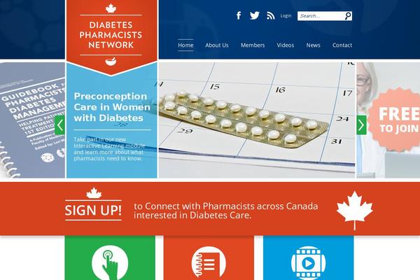 diabetespharmacistsnetwork.ca site used Bbdc
