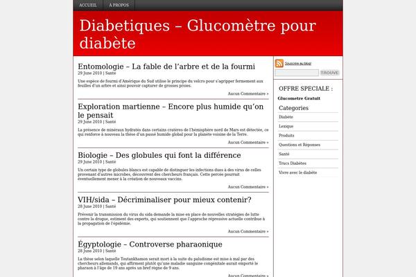 diabetiques.ca site used Simply-news