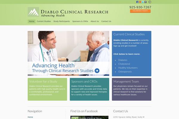 diabloclinical.com site used Ai-divi-child
